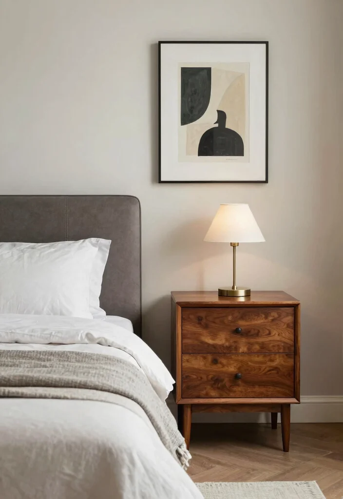 18 Queen Size Bedroom Ideas: Balanced Spacious Layouts - 10. Combining Modern and Vintage Elements 1