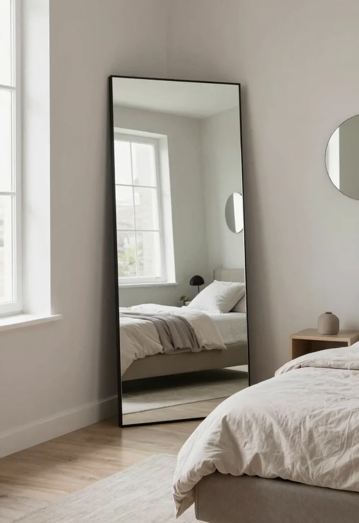 18 Queen Size Bedroom Ideas: Balanced Spacious Layouts - 13. Smart Use of Mirrors 1