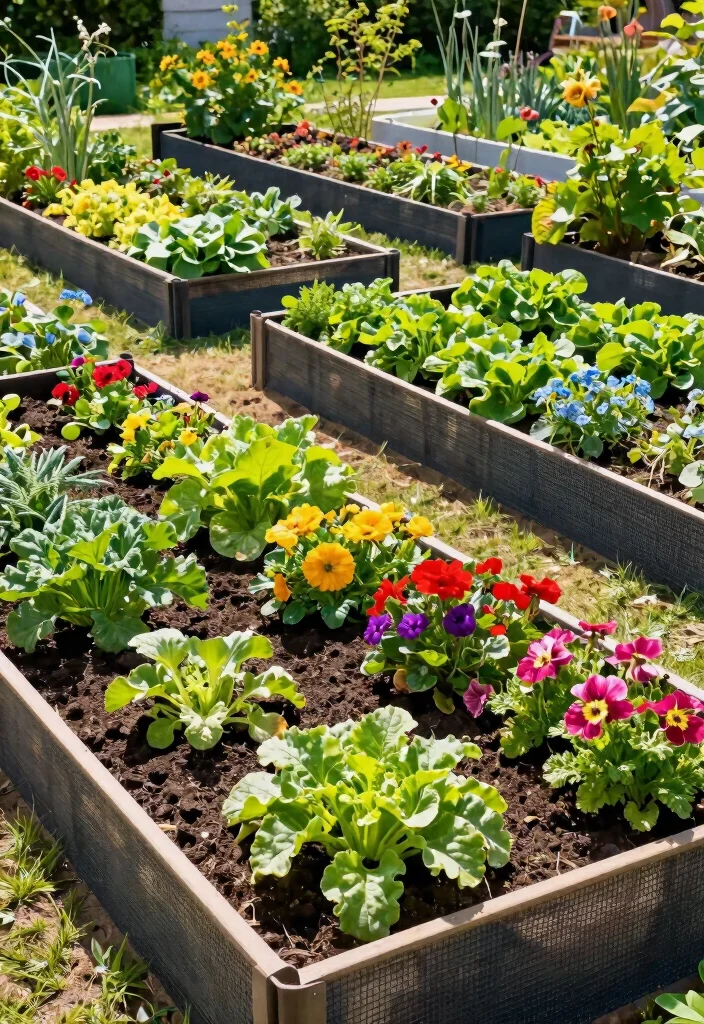 12 Cattle Panel Fence Ideas That Keep Livestock In and Predators Out - 6. Raised Cattle Panel Garden Beds 1
