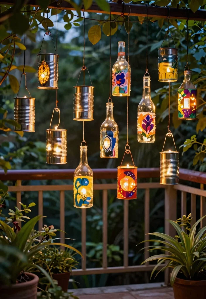 12 Diwali Lights Decoration Balcony Ideas for Small Spaces That Shine - 6. Lanterns with a Twist 1