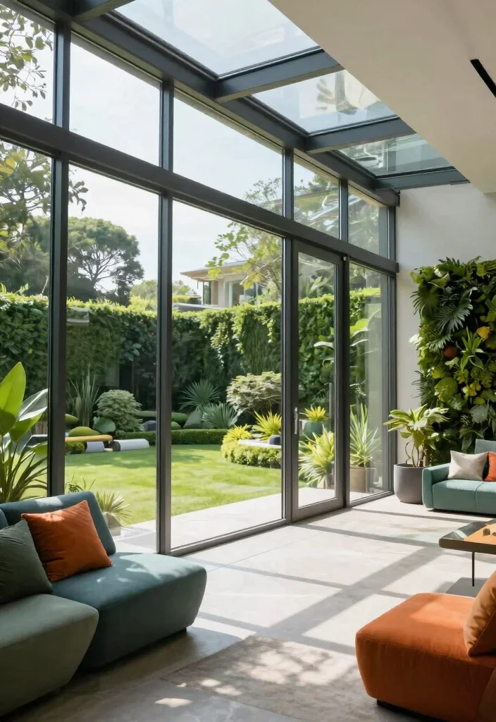 12 Outdoor Screen Room Ideas That Keep Bugs Out for Good - 2. Modern Glass Screen Room 1