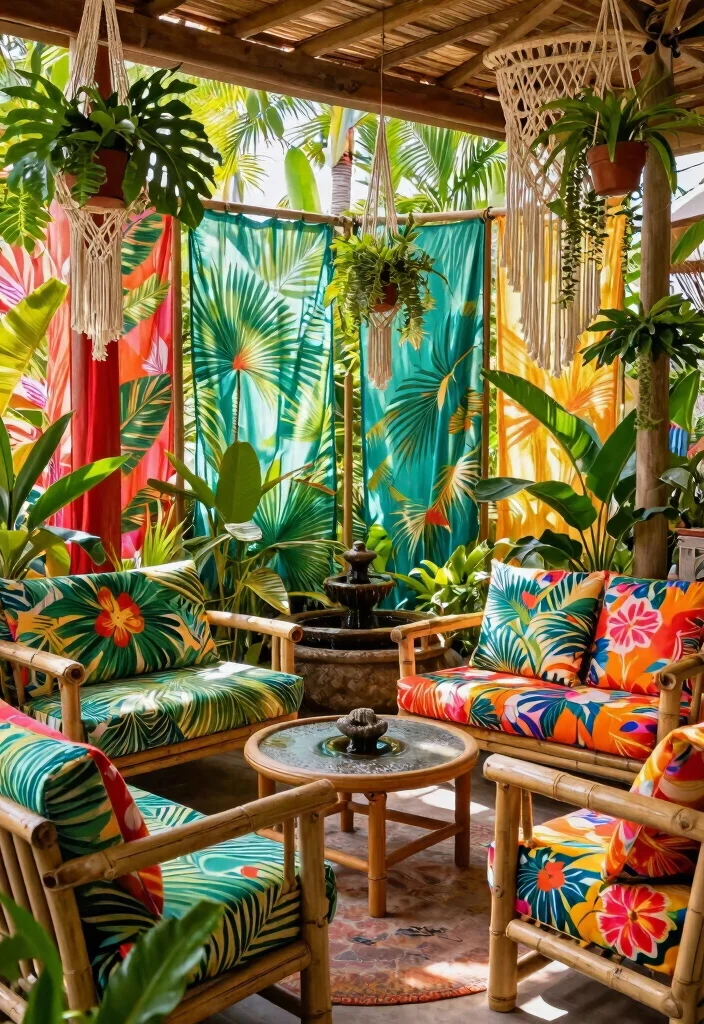 12 Outdoor Screen Room Ideas That Keep Bugs Out for Good - 6. Tropical Oasis Screen Room 1