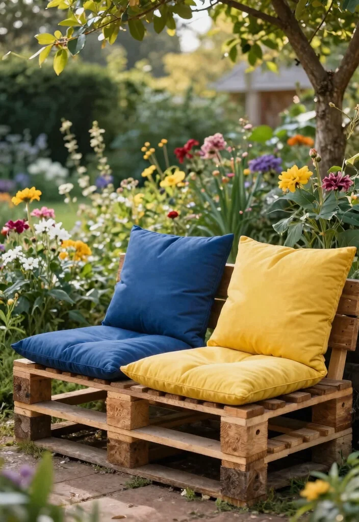 12 Pallet Projects Outdoor Ideas That Actually Last - 1. Cozy Pallet Bench 1