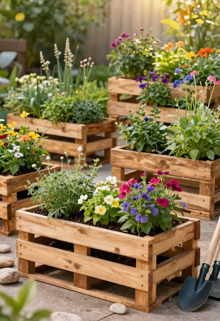 12 Pallet Projects Outdoor Ideas That Actually Last - 3. DIY Pallet Planters 1