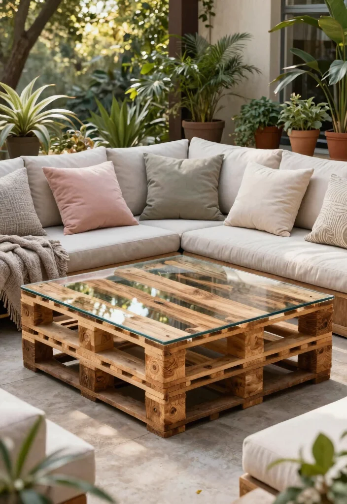12 Pallet Projects Outdoor Ideas That Actually Last - 4. Pallet Coffee Table 1