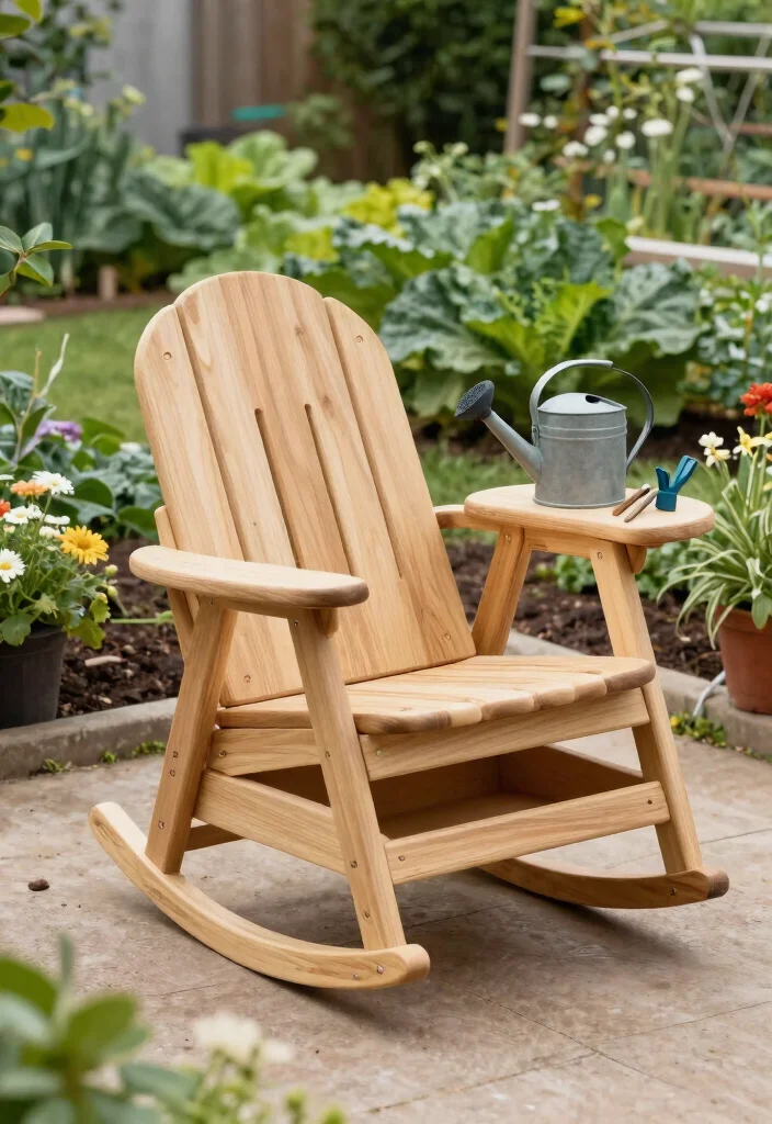 12 Porch Chairs Concepts That Fit Tight Spaces and Actually Rock - 9. Multi-Functional Rocker 1