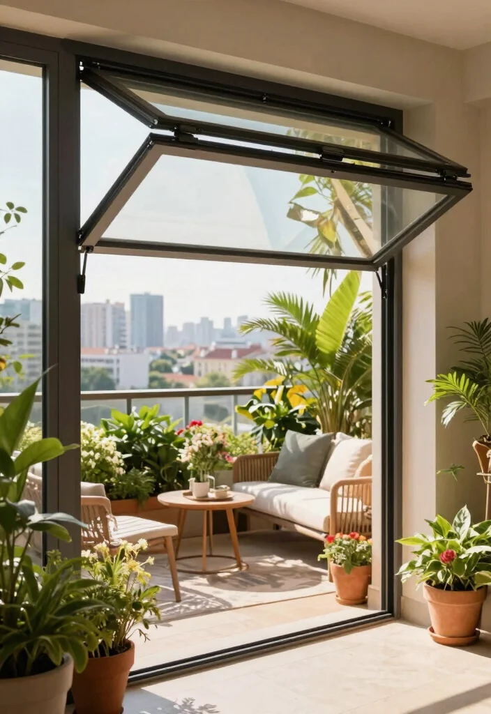 14 Balcony Safety Grill Ideas That Don't Block Your View - 10. Retractable Grills 1