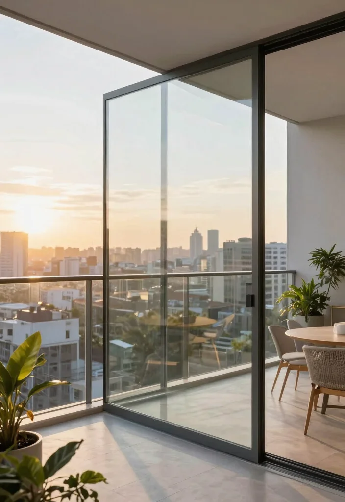 14 Balcony Safety Grill Ideas That Don't Block Your View - 4. Glass Panel Grills 1