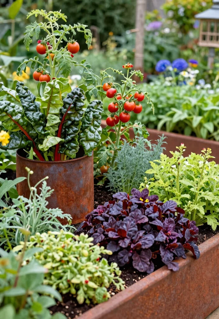 14 Boho Farmhouse Design Ideas That Mix Both Styles - 11. Edible Landscaping 1