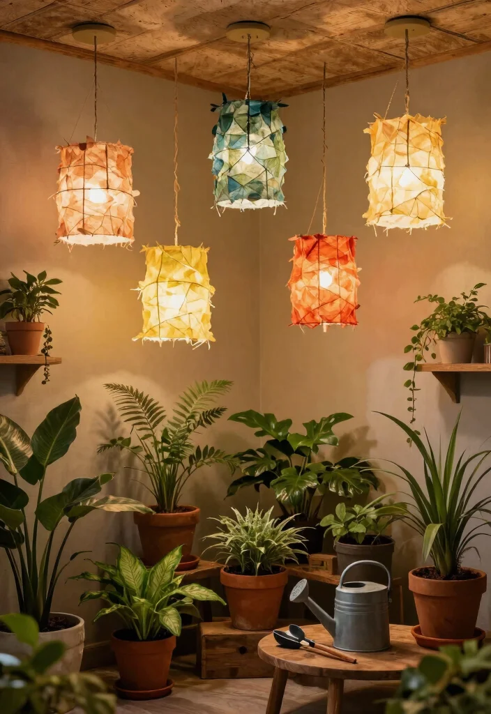 14 Cob Ceiling Light Ideas That Add Character Without Rewiring - 2. DIY Lantern Style Fixtures 1