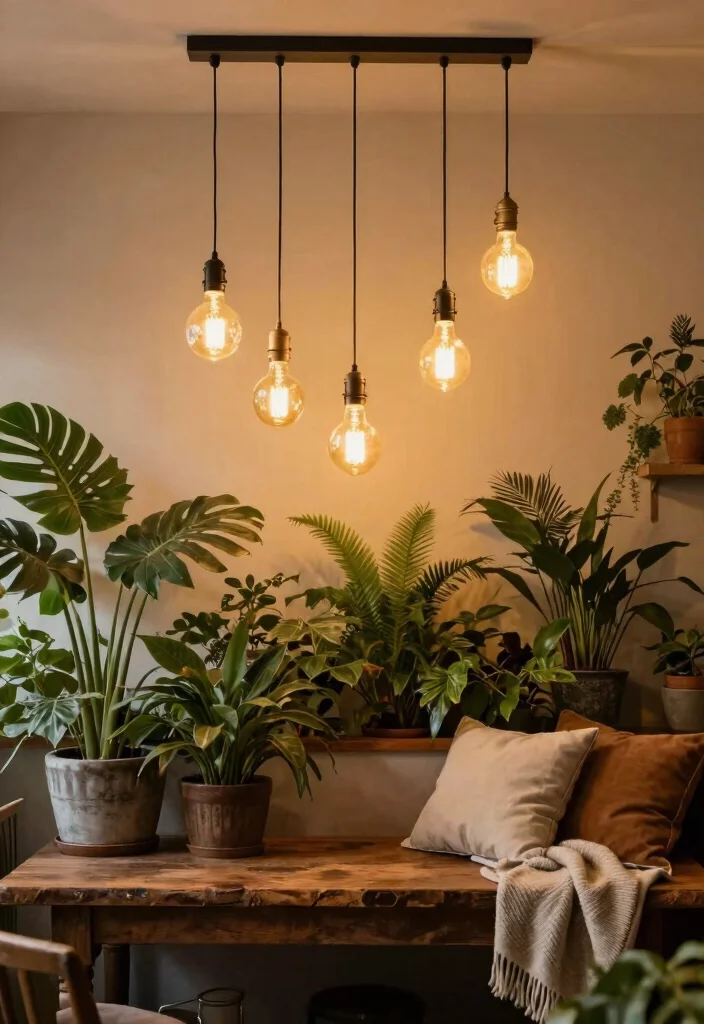 14 Cob Ceiling Light Ideas That Add Character Without Rewiring - 4. Vintage Light Bulbs for Nostalgic Vibes 1