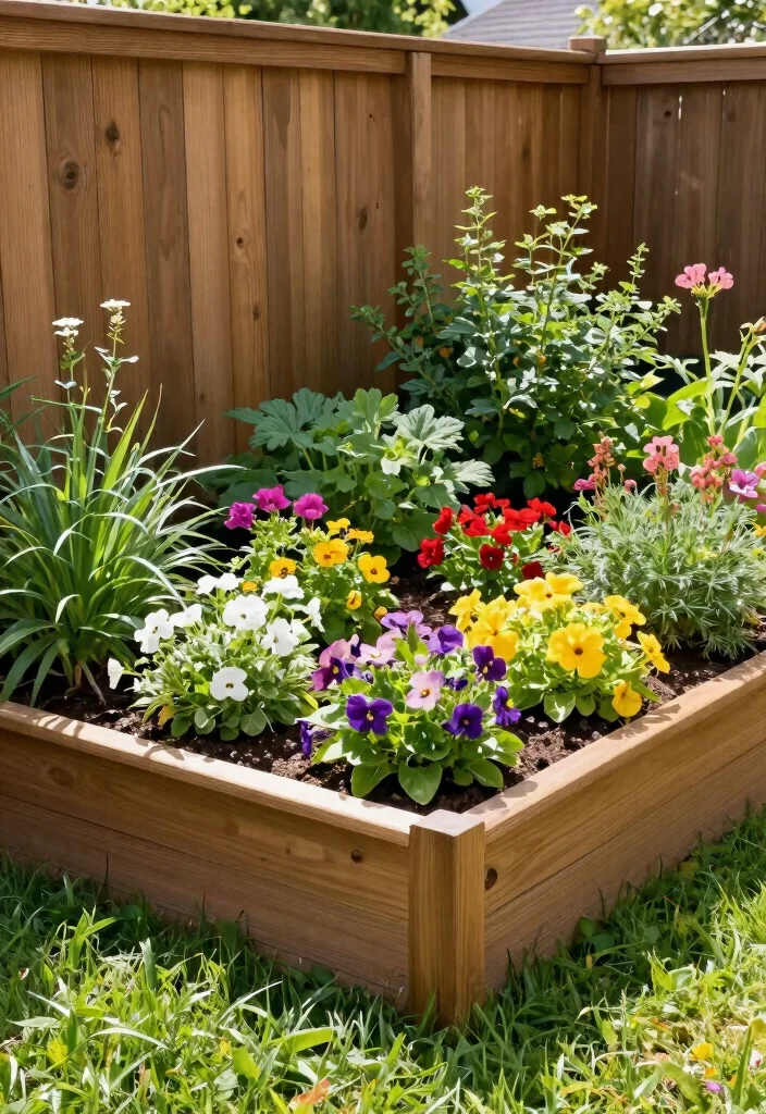 14 Fence Planter Box Ideas That Don't Damage Posts or Rails - 11. Fence-Integrated Garden Beds 1