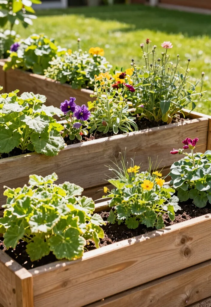 14 Fence Planter Box Ideas That Don't Damage Posts or Rails - 14. Seasonal Planter Rotations 1