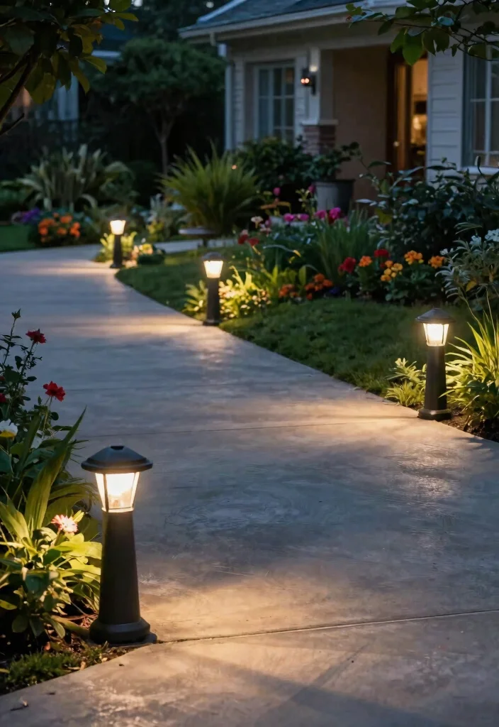 14 Outdoor Light Fixtures That Stay Bright Without Constant Bulb Changes - 13. Solar Post Lights for Driveways 1