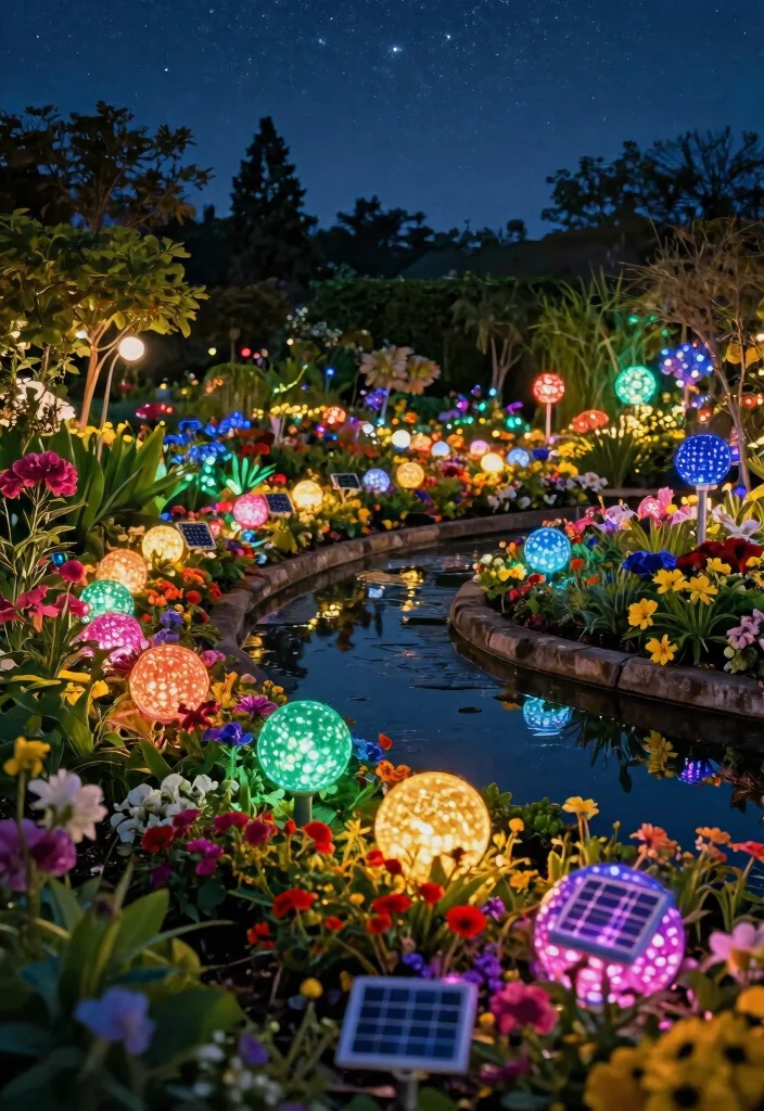 14 Outdoor Light Fixtures That Stay Bright Without Constant Bulb Changes - 14. Solar Ball Lights for Creative Spaces 1