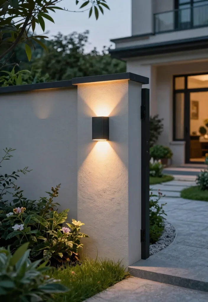 14 Outdoor Light Fixtures That Stay Bright Without Constant Bulb Changes - 5. Modern Solar Wall Sconces 1
