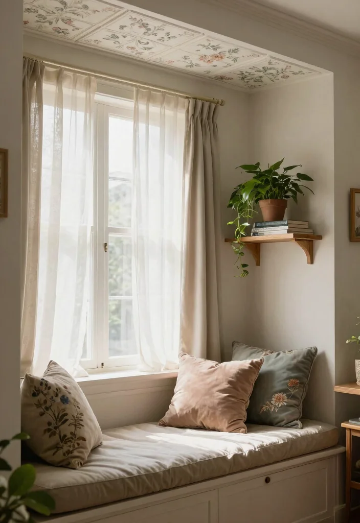 14 Styrofoam Ceiling Tiles That Look Like Real Tin: Eco-Friendly Options for Sustainable Home Decor - 1. Vintage-Style Floral Patterns 1