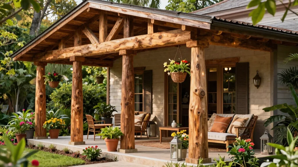 14 Wood Columns Porch Concepts That Support Weight and Look Classic