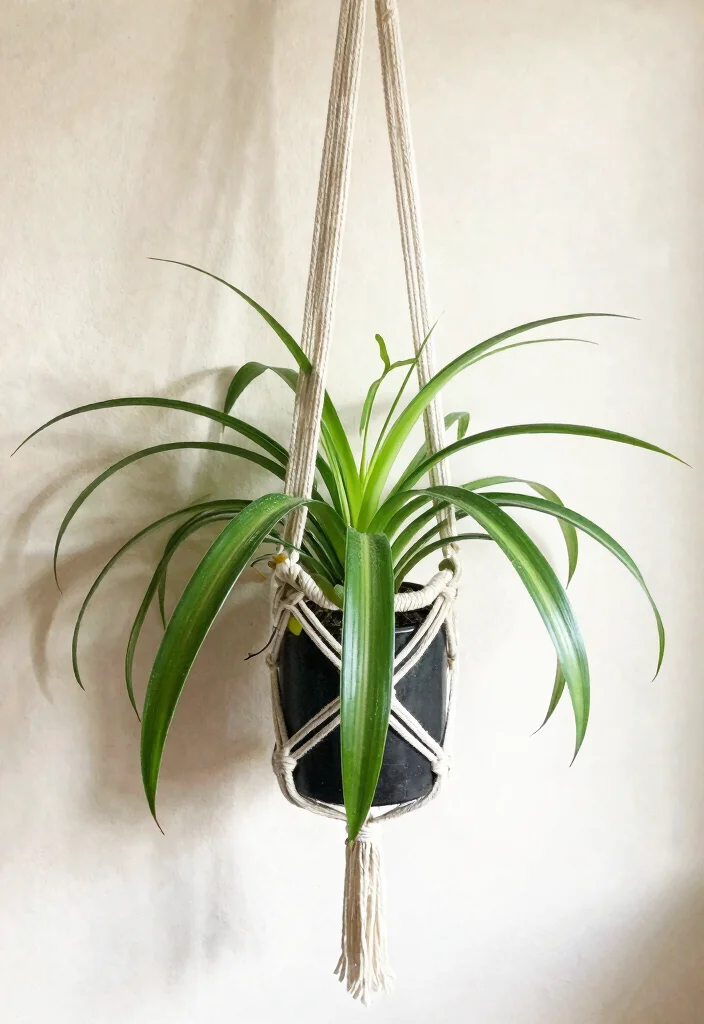 15 Balcony Hanging Plants That Survive Without Daily Watering - 3. Spider Plant (Chlorophytum comosum) 1