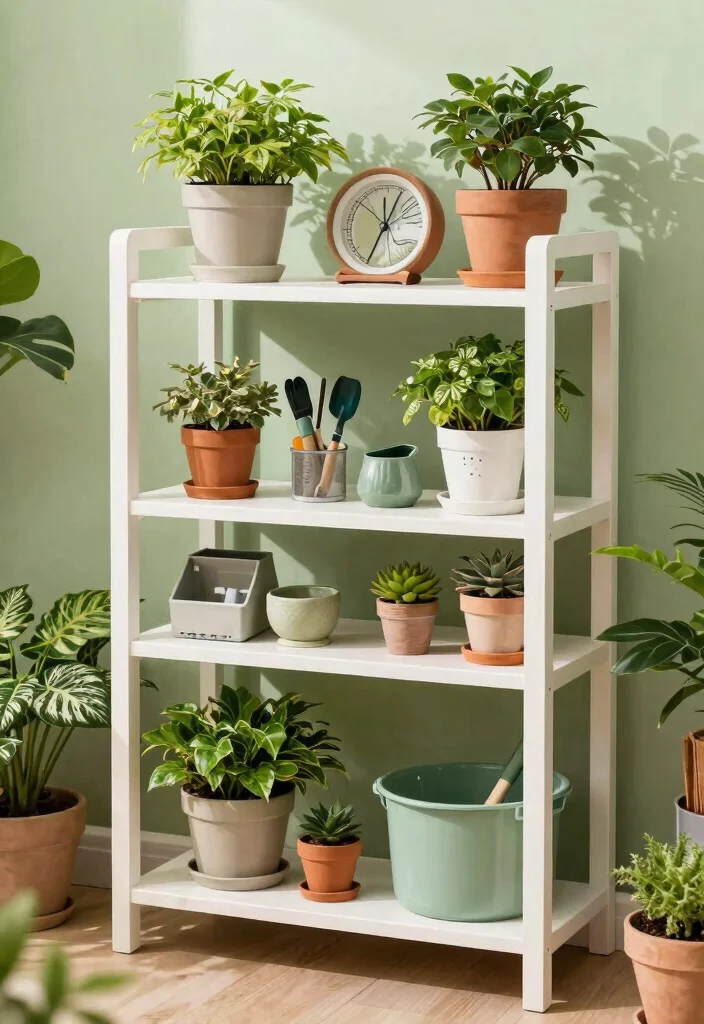 15 Bin Storage Ideas Outdoor That Keep Rain and Pests Out - 11. Versatile Shelf Storage 1