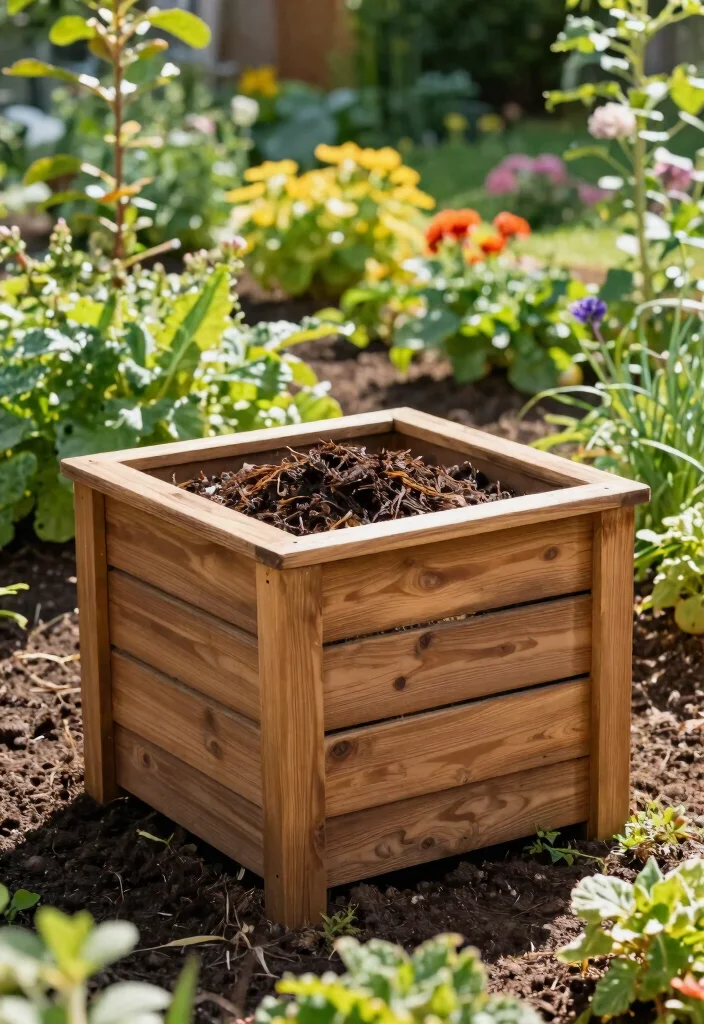 15 Bin Storage Ideas Outdoor That Keep Rain and Pests Out - 13. Compost Bin 1