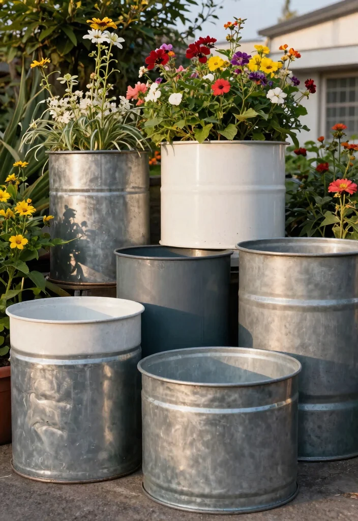 15 Bin Storage Ideas Outdoor That Keep Rain and Pests Out - 3. Metal Storage Containers 1