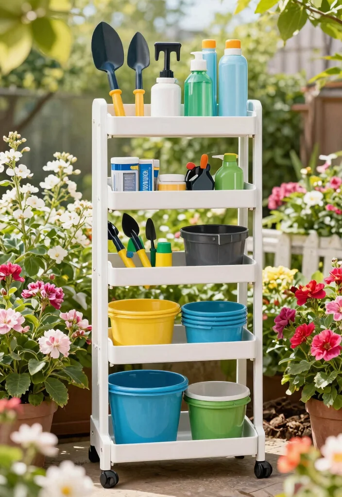15 Bin Storage Ideas Outdoor That Keep Rain and Pests Out - 8. Vertical Tool Storage Racks 1