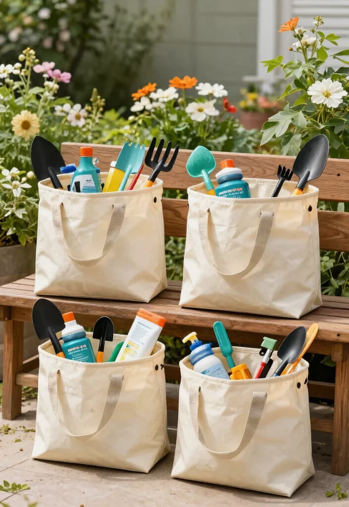 15 Bin Storage Ideas Outdoor That Keep Rain and Pests Out - 9. Waterproof Canvas Storage Bags 1
