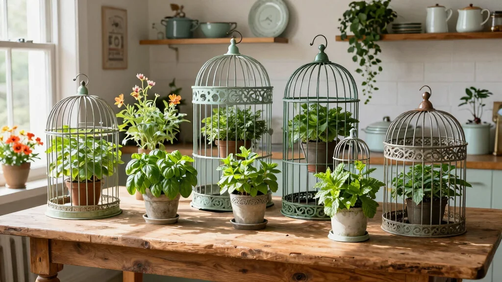 15 Bird Cage Planter Ideas That Turn Vintage Finds Into Decor