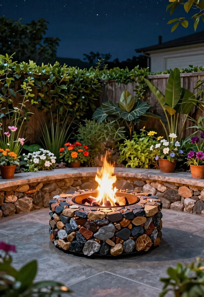 15 Fire Pit Ideas for Small Backyard Spaces That Don't Overwhelm the Yard - 12. Eco-friendly Fire Pit 1
