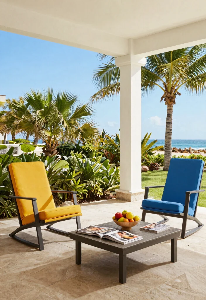 15 Front Porch Chairs That Endure Weather Without Fading - 4. Stylish Sling Chair 1