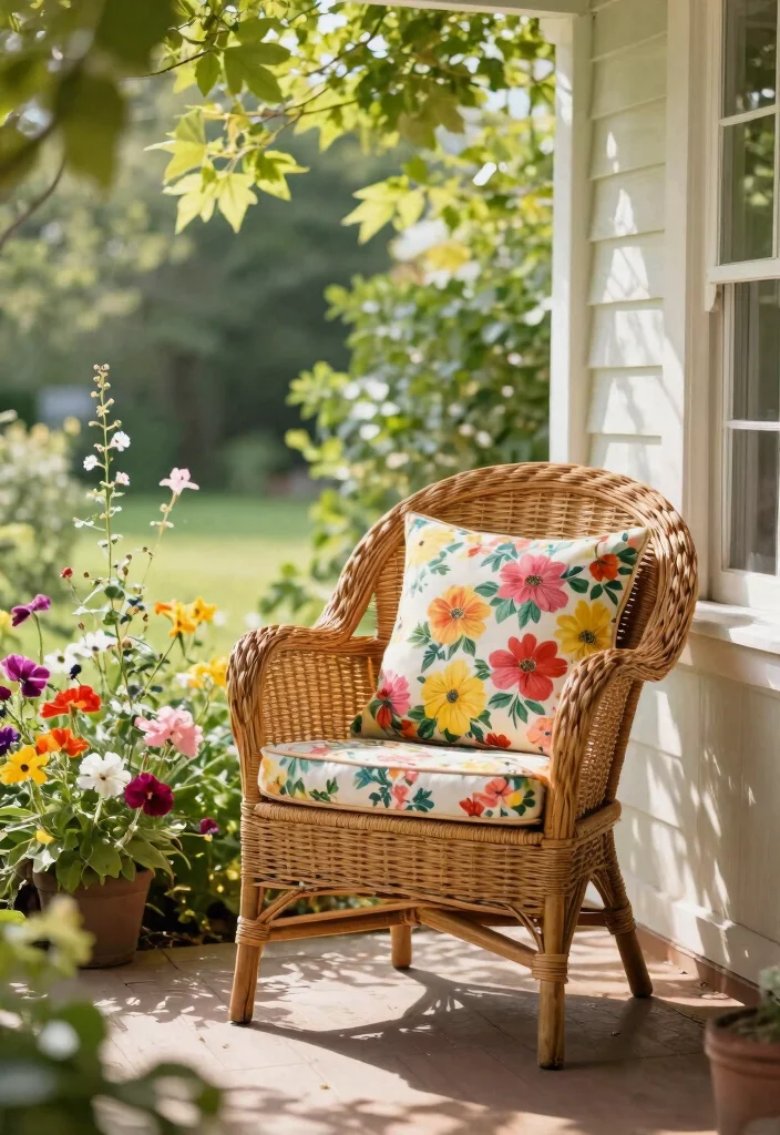 15 Front Porch Chairs That Endure Weather Without Fading - 5. Classic Wicker Chair 1