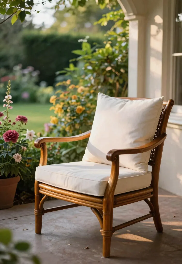 15 Front Porch Chairs That Endure Weather Without Fading - 8. Elegant Teak Chair 1