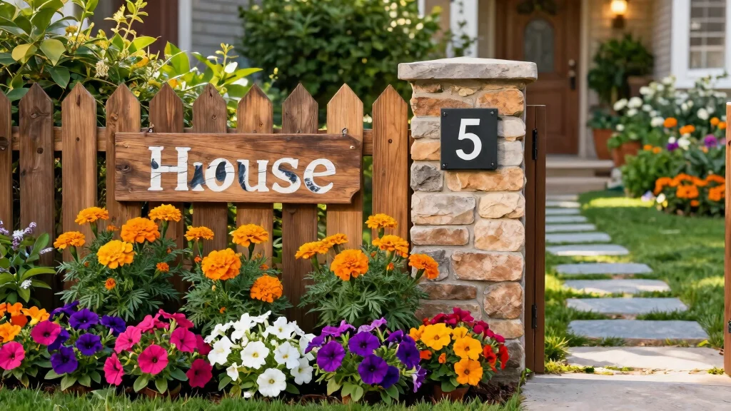 15 House Numbers Ideas Outdoor That Show Up From the Street