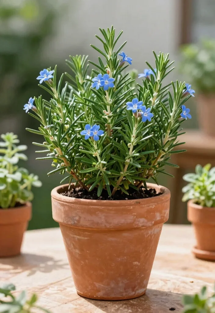 15 Large Outdoor Potted Plants That Don't Need Daily Watering - 11. Rosemary 1