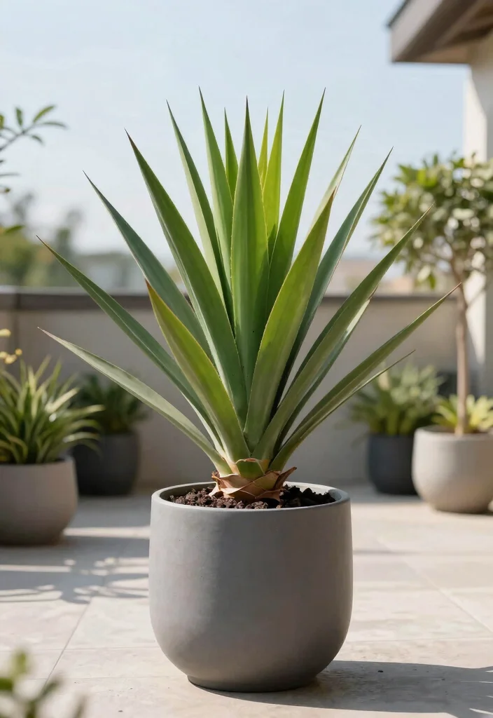15 Large Outdoor Potted Plants That Don't Need Daily Watering - 3. Yucca 1