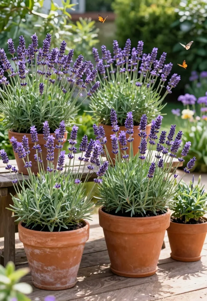 15 Large Outdoor Potted Plants That Don't Need Daily Watering - 6. Lavender 1