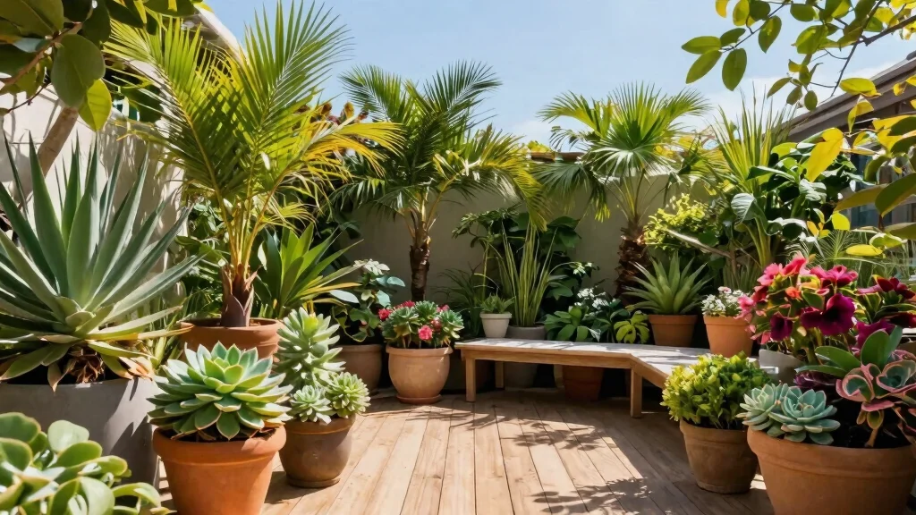 15 Large Outdoor Potted Plants That Don't Need Daily Watering