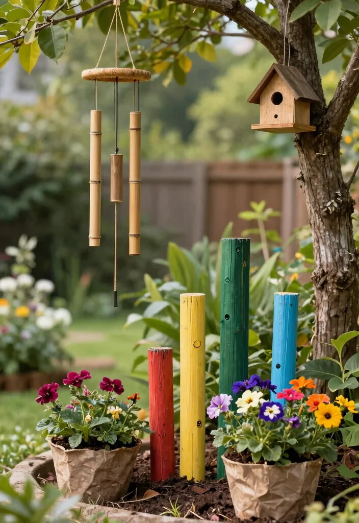 15 Modern Outdoor Decor Ideas That Don't Fade or Rust - 9. Eco-Friendly Garden Decor 1