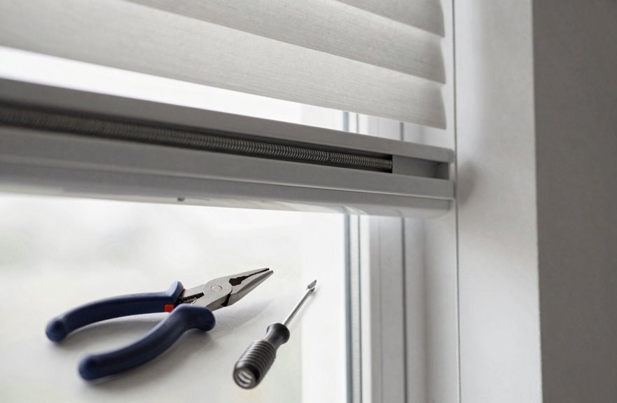 5 Steps to Fix Blinds That Won't Go Up 6 broken springs upgradable blinds reliability