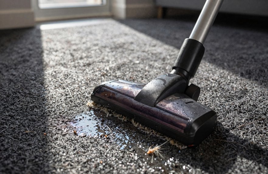 deep clean dry hepa vacuumed