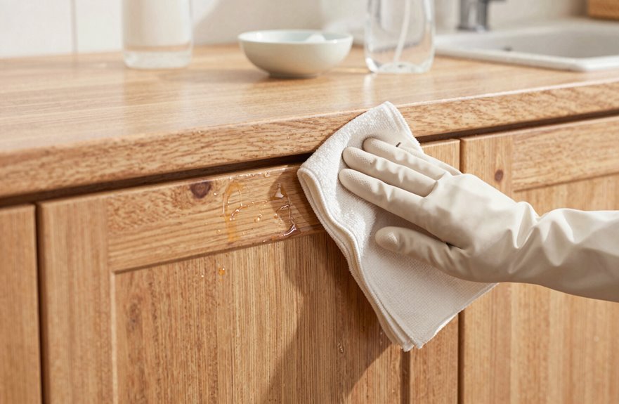 5 Ways to Clean Grease Off Cabinets 6 greasy cabinets prevention routine