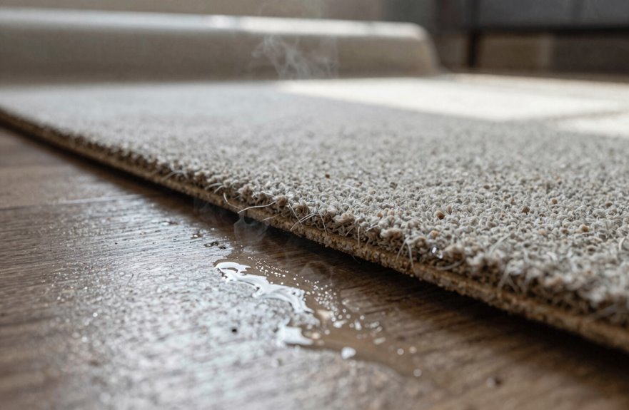 musty carpet padding replacement needed