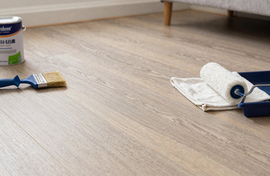 How You Can Paint Laminate Floors in 10 Steps for a Fresh Look 2 preparation is key laminate painting pitfalls