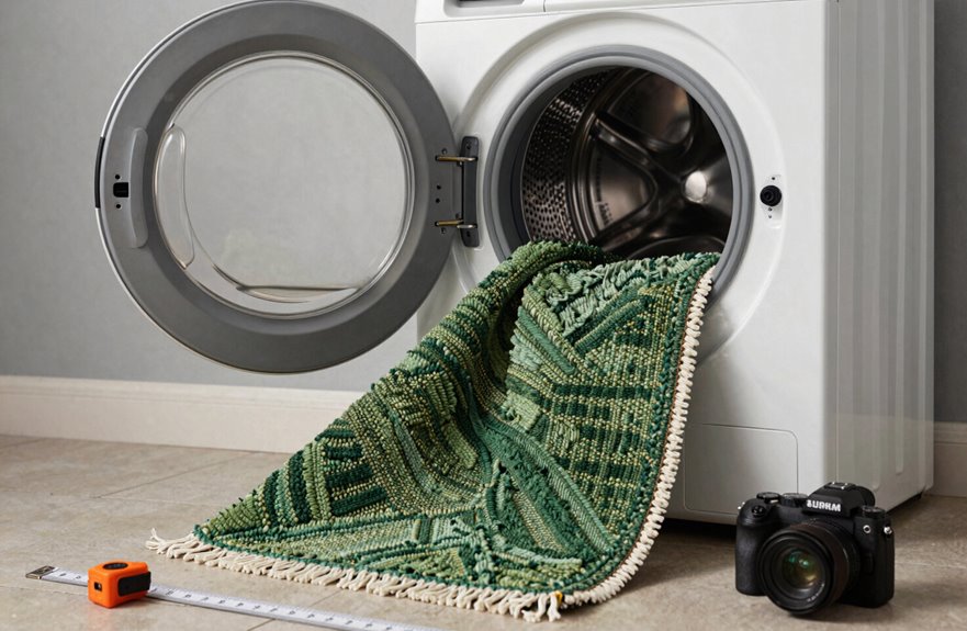 rug size vs machine capacity