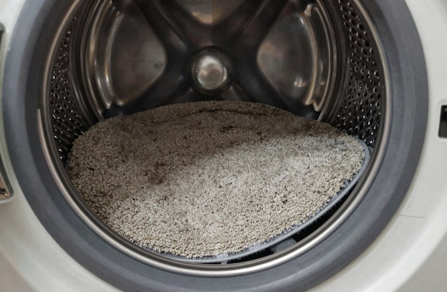 small flatwoven rugs may wash safely