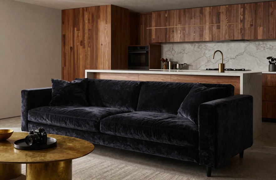 sofa blocks kitchen sightlines