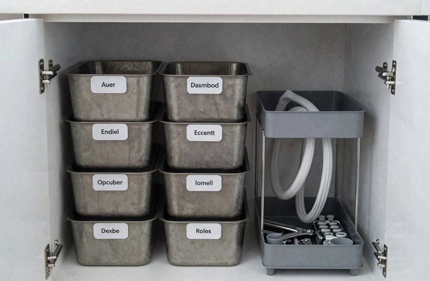 How to Organize Under Bathroom Sink in 30 Minutes 2 under sink chaos to organized