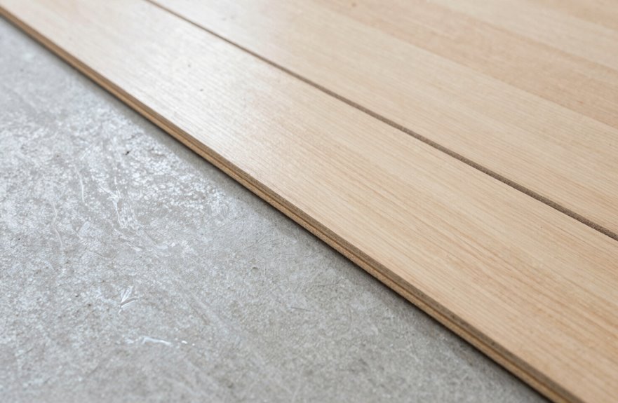 underlayment for plywood vs concrete