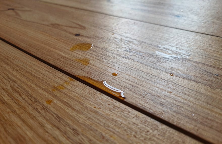 urine depth leaks subfloor